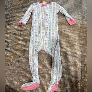 TBBC Pink and White Footie